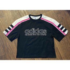 Womens Adidas Crop Top Shirt Small S